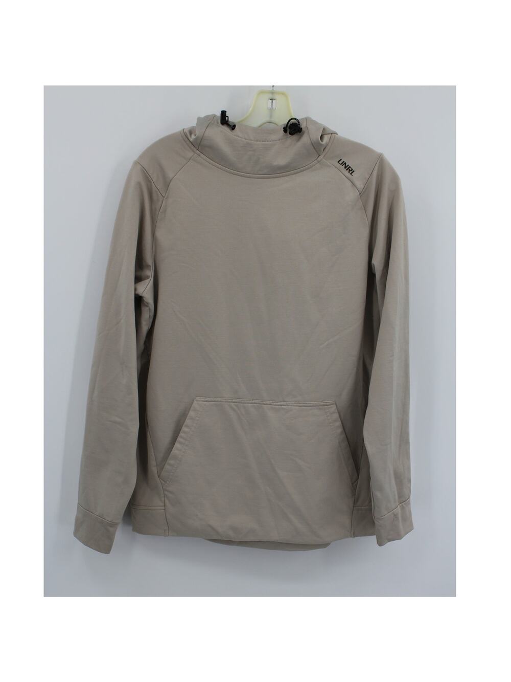 UNRL Mens Crossover Hoodie II Small Beige Performance Training Outdoors Hiking